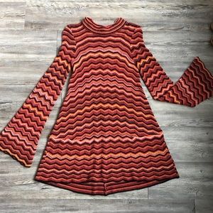 Free People Knit Striped Dress